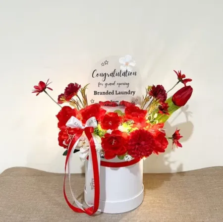 Bloom Box Akrilik Ucapan Grand Opening Rawalumbu