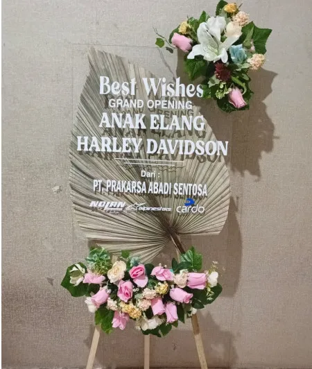 Papan Akrilik Ucapan Grand Opening Rawalumbu